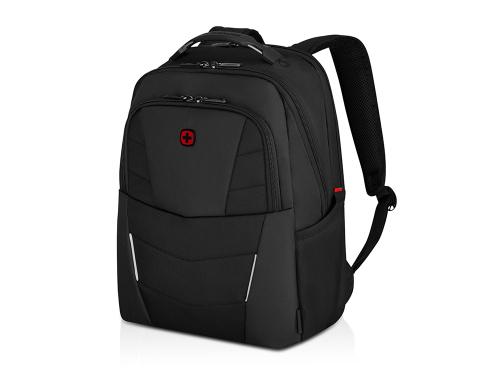 Рюкзак WENGER ALTAIR 15.6, черный, переработанный ПЭТ/Полиэстер, 32х21х44 см, 22 л.