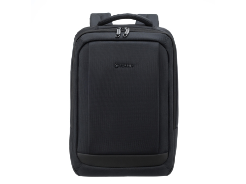 Рюкзак TORBER ВОЯЖ c отделением для ноутбука 17'', черный, полиэстер 900D, 31х17х44 см, 18 л