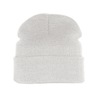 Шапка вязаная двойная "Essential", с отворотом, кремово-белый,100% акрил , кремово-белый Шапка вязаная двойная "Essential", с отворотом, кремово-белый,100% акрил , кремово-белый