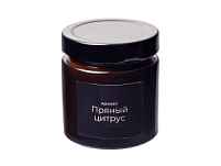 Свеча в стеклянной банке, ароматическая