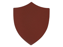 ПАТЧ ЩИТ nubuk (коричневый ) 6,6 х 5,5 см