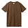 Футболка унисекс Regent 150, коричневая