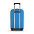 Чемодан складной Rollink Aura 55x40x20 см, 2 колеса, синий