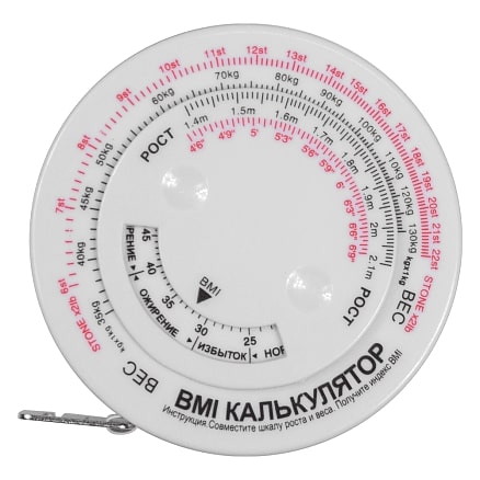 Рулетка Tools Healthy Lifestyle, Белый