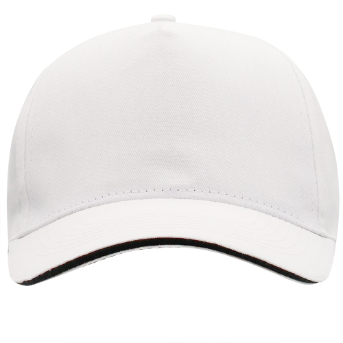 Бейсболка 5-панельная ERIS, Белый