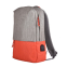 Рюкзак "Beam", серый/оранжевый, 44х30х10 см, ткань верха: 100% полиамид, подкладка: 100% полиэстер, оранжевый, серый
