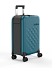 Чемодан складной Rollink Vega 360 55x40x20 см, 4 колеса, сине-зеленый