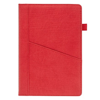 Ежедневник Smart Geneva Ostende А5, Красный