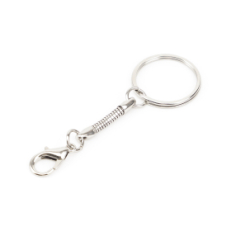 Брелок для флешки, серебристый, металл, серебристый