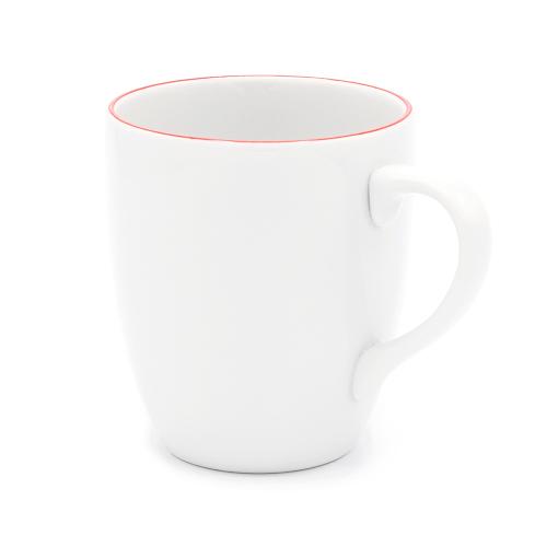 Кружка фарфоровая 300 см3 челси, Красный