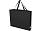 Odessa большая эко-сумка из переработанного хлопка, сертифицированного согласно GRS, плотностью 220 г/м² - сплошной черный