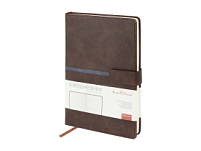 Ежедневник недатированный А5 Lyon, коричневый