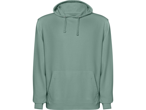 Толстовка с капюшоном KENIA унисекс, сине-зеленый выстиранный