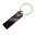 Брелок TONER STICK; 5,28 x 1,6 x 0,42 см; черный; металл/пластик, черный