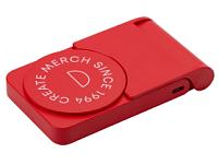 Внешний магнитный аккумулятор MagnIQ, красный, 5000 mAh (тампопечать)