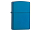 Зажигалка ZIPPO Classic с покрытием Sapphire™, латунь/сталь, синяя, глянцевая, 38x13x57 мм