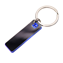 Брелок TONER STICK; 5,28 x 1,6 x 0,42 см; синий; металл/пластик, черный, синий