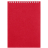 Блокнот Dali в клетку, красный