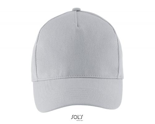 Бейсболка LONG BEACH, Чистый серый