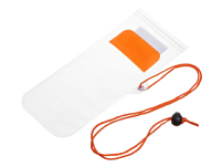 Влагостойкий чехол Repel, оранжевый/прозрачный Влагостойкий чехол Repel, оранжевый/прозрачный