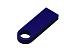 USB 2.0-флешка на 64 Гб с мини чипом и круглым отверстием, синий