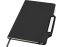 Nexus блокнот формата А5 в твердой обложке с ручкой и карандашом - сплошной черный