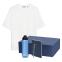 Набор с одеждой RUST NEO (футболка, бутылка, ежедневник, ручка), белый/синий, M/L