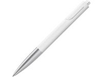 Ручка пластиковая шариковая «Noto», цвет: серебристый, белый