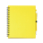 Блокнот Leynax с ручкой, Желтый