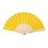Веер деревянный, желтый