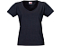 Футболка Heavy Super Club женская с V-образным вырезом, темно-синий