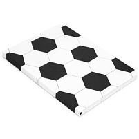 Записная книжка в клетку 15.5x21 Мяч R1-2440544, Белый/ черный