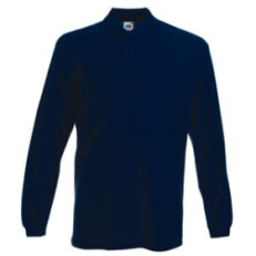 Поло "Long Sleeve Polo", темно-синий