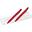 Набор Pin Soft Touch: ручка и карандаш, красный
