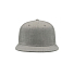 Бейсболка SNAP BACK, 6 клиньев, пластиковая застежка, серый