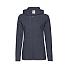 Толстовка женская без начеса LADIES LIGHTWEIGHT HOODED SWEAT 240, темно-синий