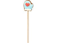 Печенье на палочке «Варежка», цвет: голубой