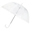Зонт-трость Klar с прозрачным куполом, Белый