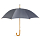 Зонт-трость, серый