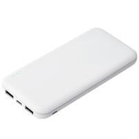 Внешний аккумулятор с подсветкой Luce 10000 mAh, белый Внешний аккумулятор с подсветкой Luce 10000 mAh, белый