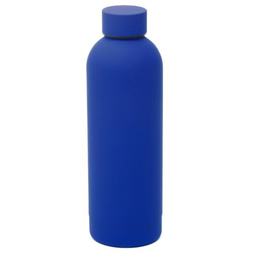 Термобутылка Perfecto софт-тач, Синий.