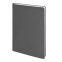 Бизнес-блокнот SMARTI, A5, темно-серый, мягкая обложка, в клетку, темно-серый