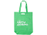 Сумка для покупок из спанбонда Ambit, 380*120*400 с ручкой 550/30 мм, зеленое яблоко (термотрансфер)