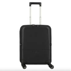 Чемодан складной Rollink FLEX LIGHT 55x40x20 см, 4 колеса, черный