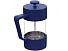 Пластиковый френч-пресс Intense, 600мл, темно-синий