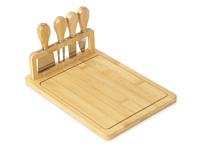 Набор для сыра из бамбука со съемной подставкой Camembert Набор для сыра из бамбука со съемной подставкой Camembert