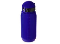 Бутылка для воды с трубочкой Little, 400 мл, синий
