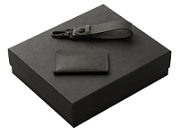 Подарочный набор Long River: картхолдер, ремешок для ключей (без лого Long River), черная коробка Подарочный набор Long River: картхолдер, ремешок для ключей (без лого Long River), черная коробка