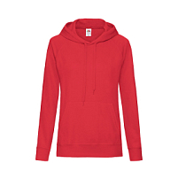 Толстовка женская без начеса LIGHTWEIGH HOODED SWEAT 240, красный
