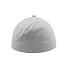 Бейсболка UNI-CAP PIQUET, без панелей и швов, без застежки, серый